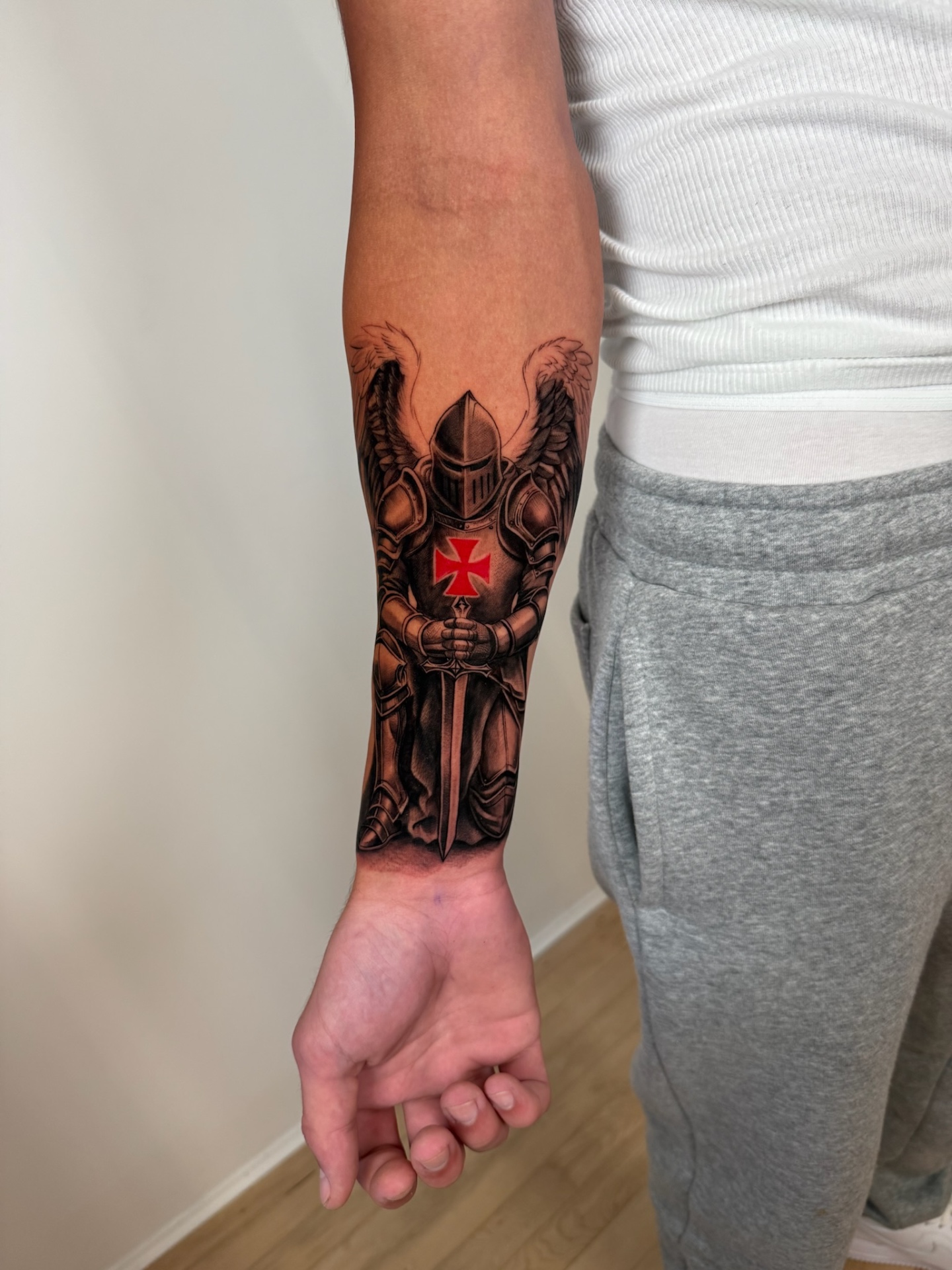 Black and grey realism tattoo by Rob Robles 10